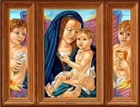 Virgin and Child Triptych